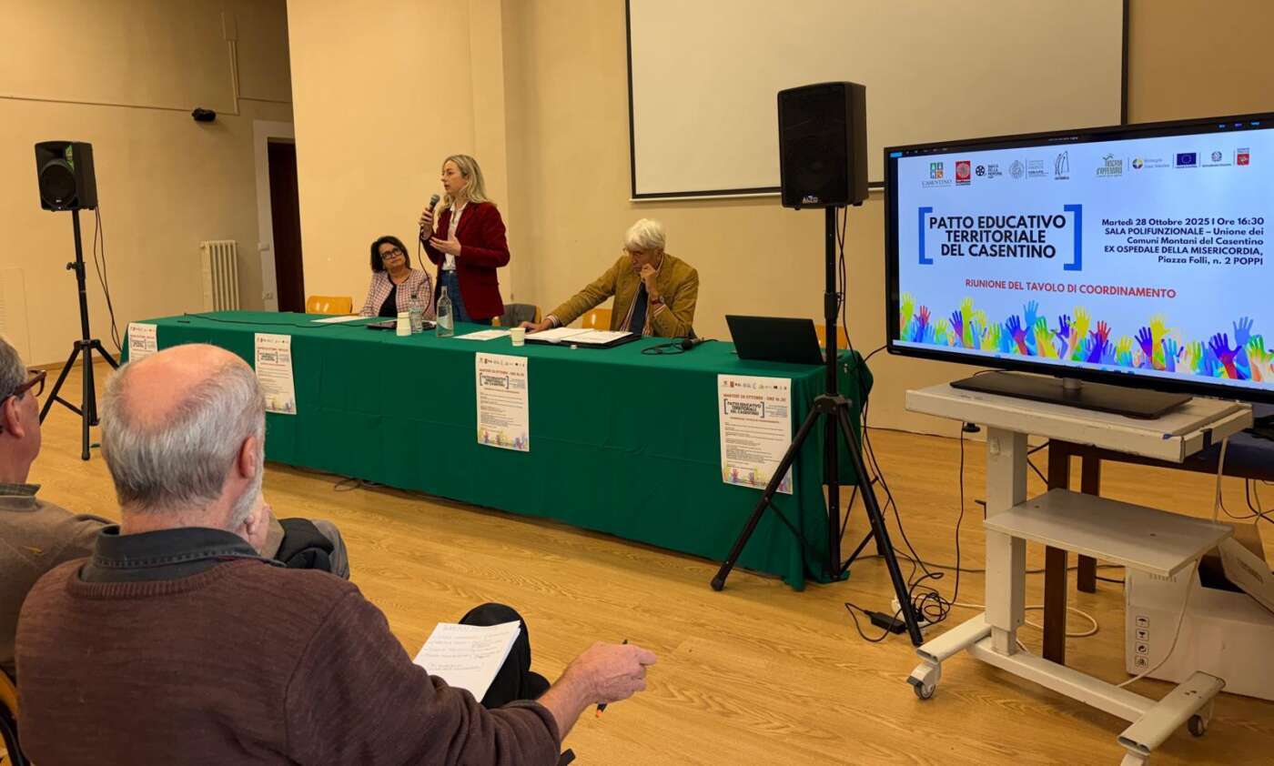 Il Patto Educativo del Casentino, inclusione e giovani al centro. Boni: “Ambasciatore e sostenitore del progetto”