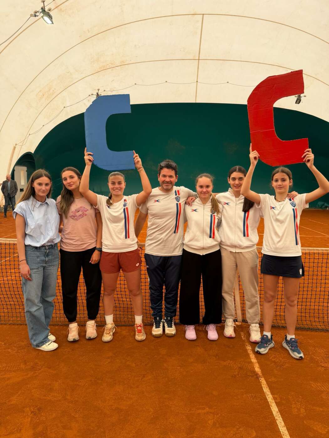 serie c squadra femminile tennis bibbiena