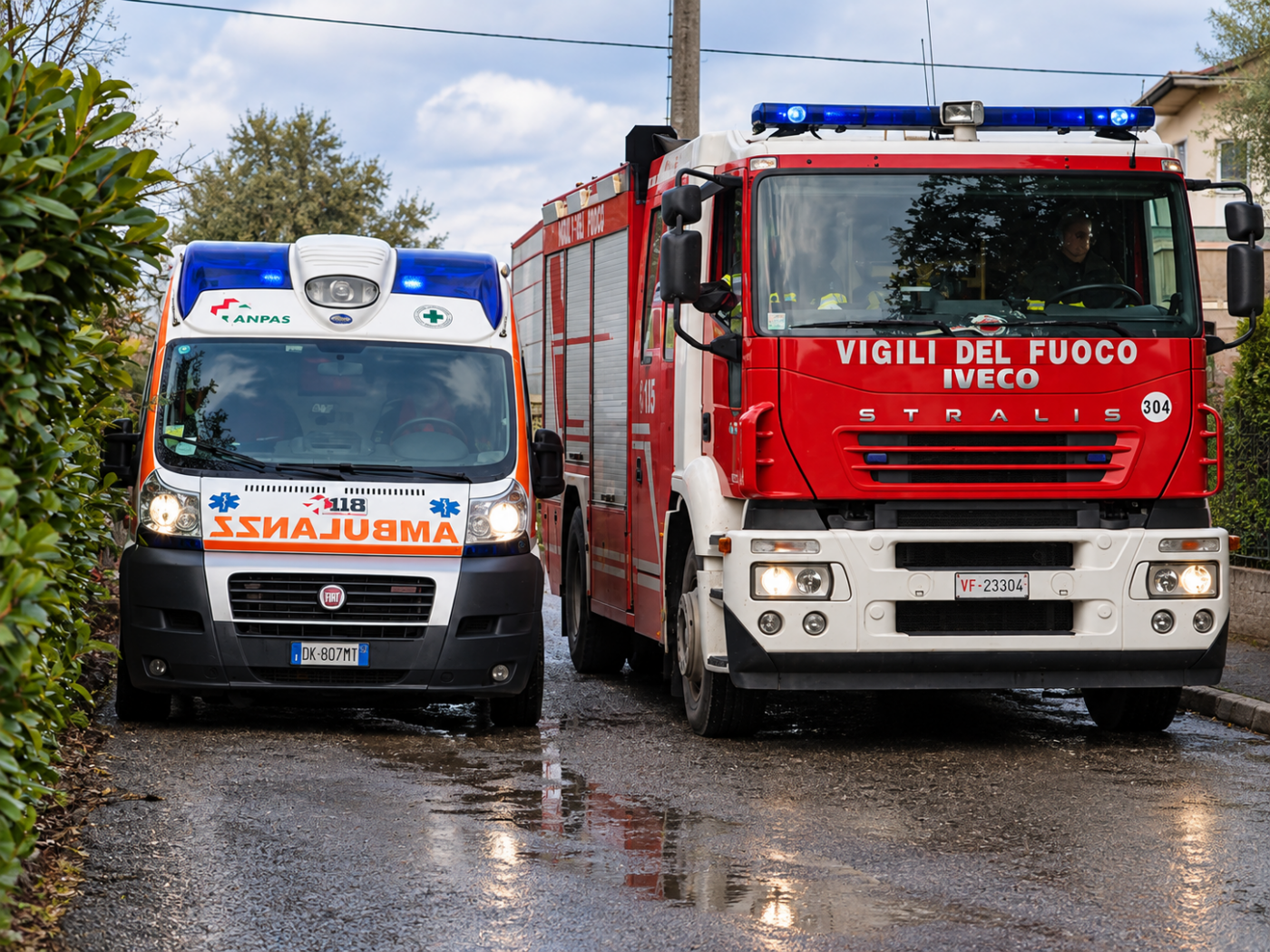 AMBULANZA-VIGILI DEL FUOCO