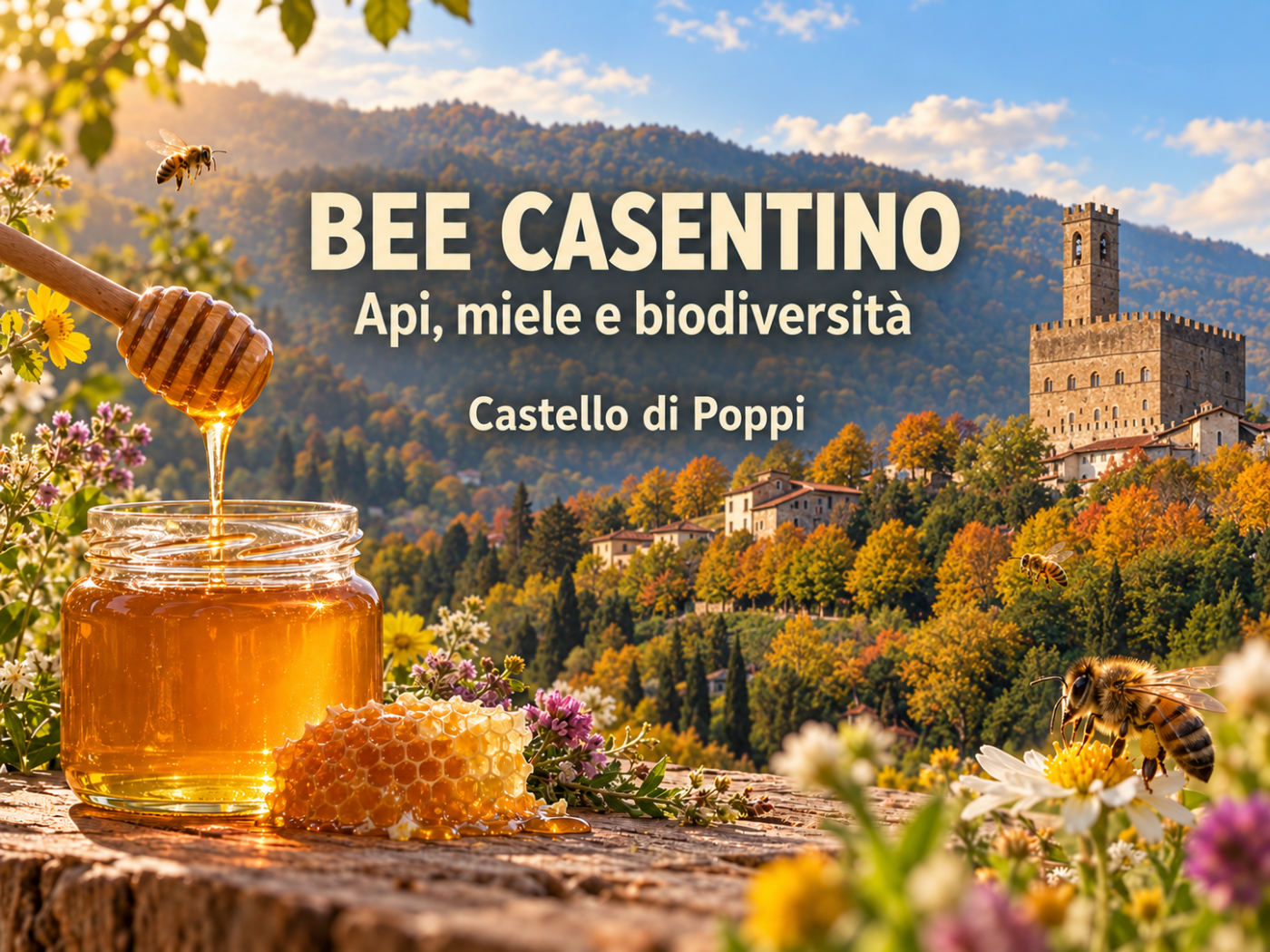 Miele e api al castello di Poppi